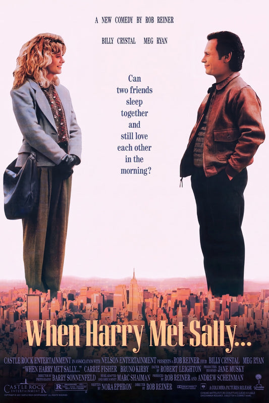 When Harry Met Sally... (1989) Movie Poster - Classic Romance Film Art