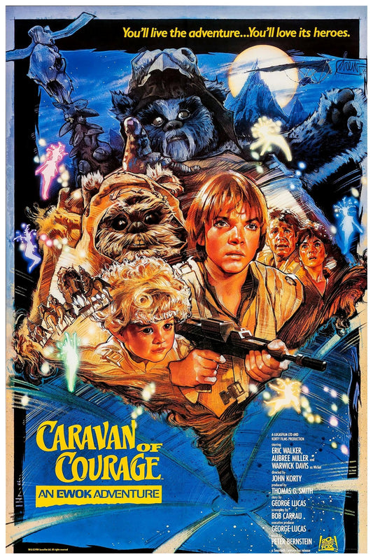 Caravan of Courage: An Ewok Adventure 1984 Movie Poster Wall Art Decor