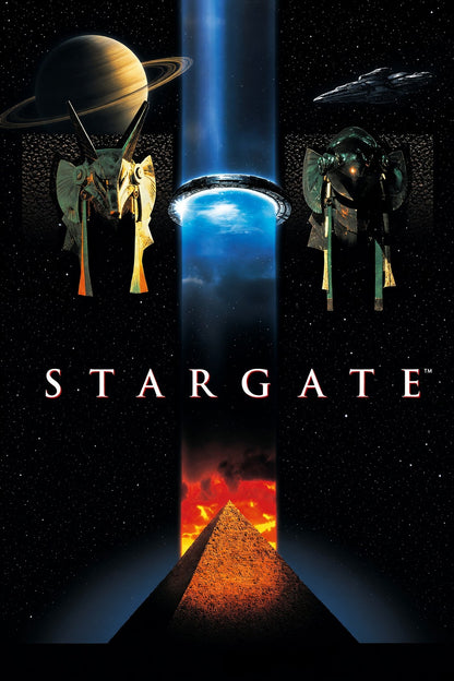 Stargate Sci-Fi Space Epic Poster – Aliens, Pyramids & Portal Wall Art Decor