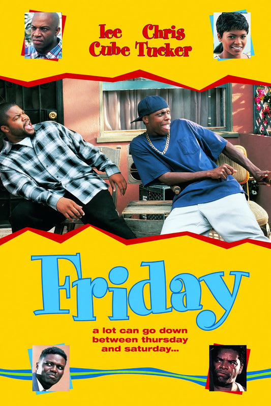 Friday Movie Poster 1995 Ice Cube Chris Tucker Classic Comedy