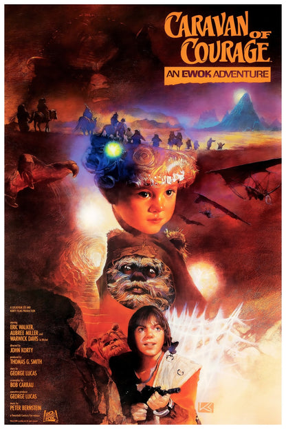 Caravan of Courage: An Ewok Adventure 1984 Movie Poster Wall Art Decor