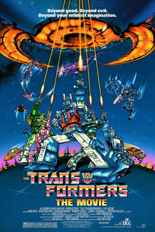 TRANSFORMERS POSTER THE MOVIE 2025 SCREEN 1ST PRINT RETRO ROBOT BATTLE ART
