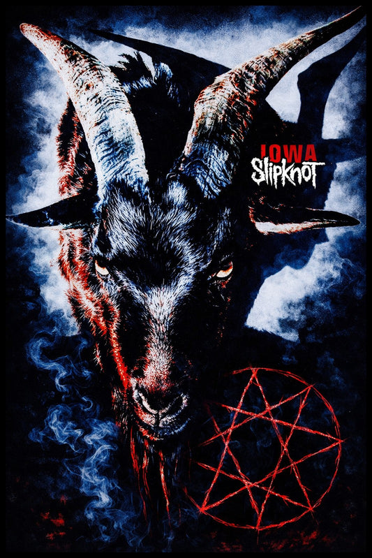 Slipknot Poster - IOWA Album Art - Heavy Metal Wall Art Fan Deco