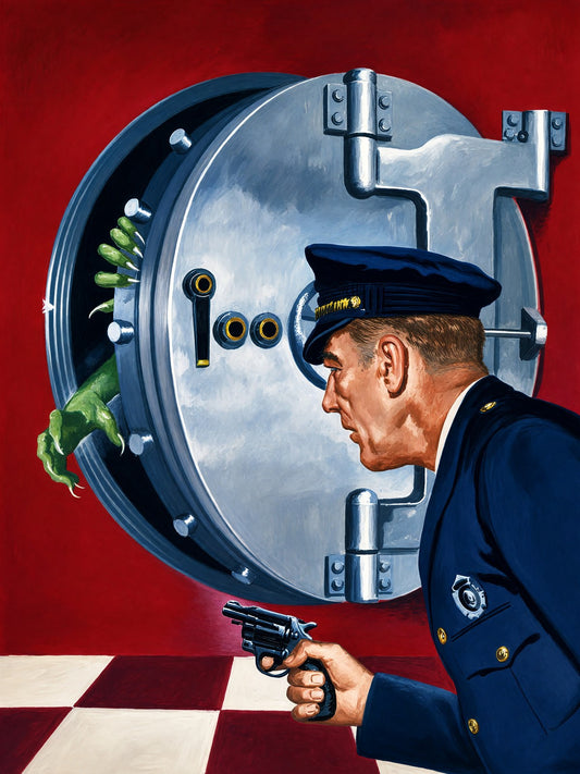 Edward Valigursky 'The Thing from Underneath' 1956 Poster Wall Art Decor