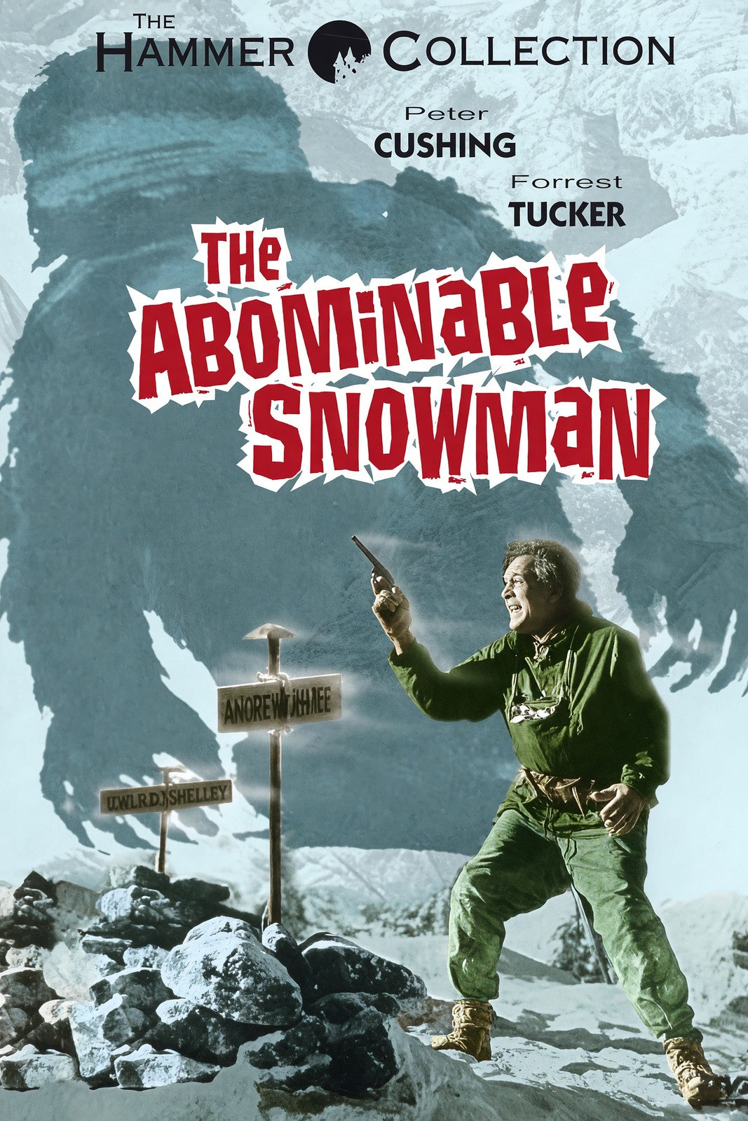 The Abominable Snowman Hammer Films Poster – Classic Horror 1957 Wall Art Decor