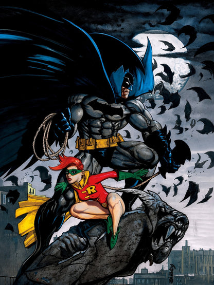 SIMON BISLEY DARK KNIGHT III POSTER – BATMAN & ROBIN GOTHAM CITY Wall Art Decor