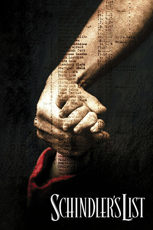 Schindler's List 1993 Movie Poster – Classic Drama Film Art Wall Print