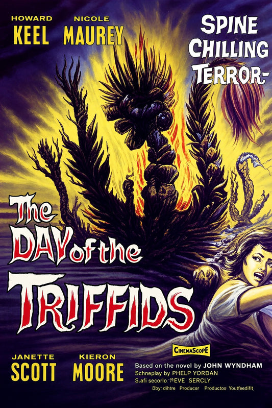 Day of the Triffids Movie Poster – Classic Sci-Fi Horror Film Art