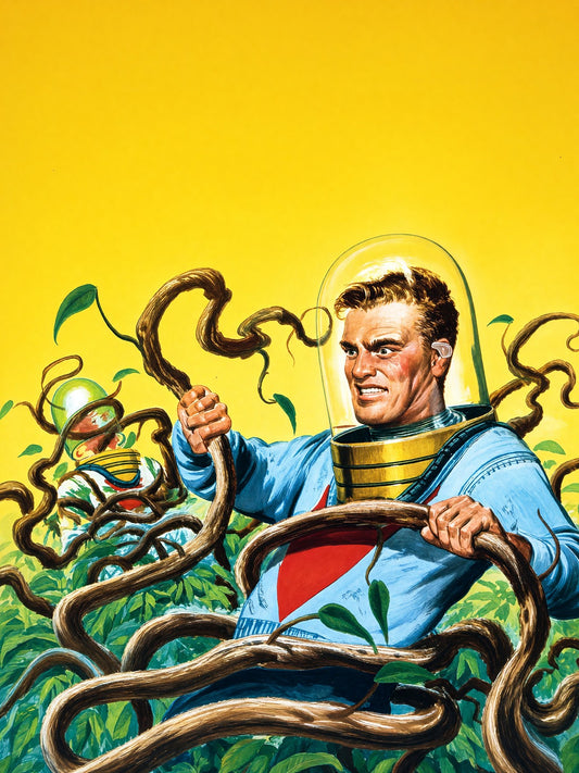 Edward Valigursky Entangled in the Garden of Evil Poster 1958 Wall Art Decor