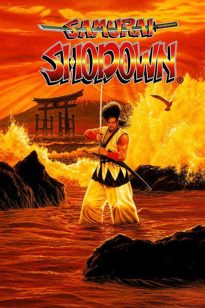 Samurai Shodown Poster – Warrior Fighter Game Cover Art Wall Art Decor