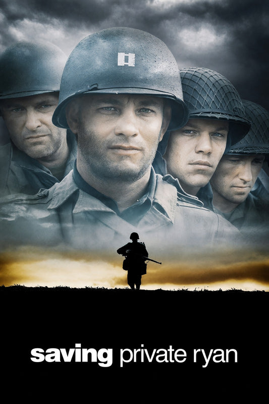 Saving Private Ryan (1998) Movie Poster | Steven Spielberg War Film