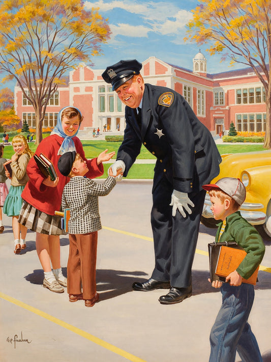 Thank You, Sir by Art Frahm Poster – 1958 Vintage Americana Wall Art Decor