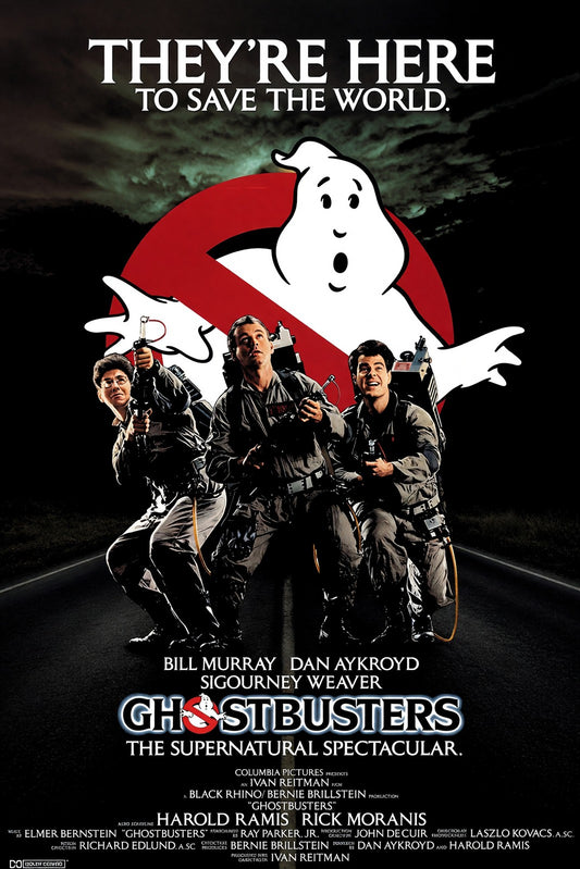 Ghostbusters 1984 Movie Poster - Classic Bill Murray Supernatural
