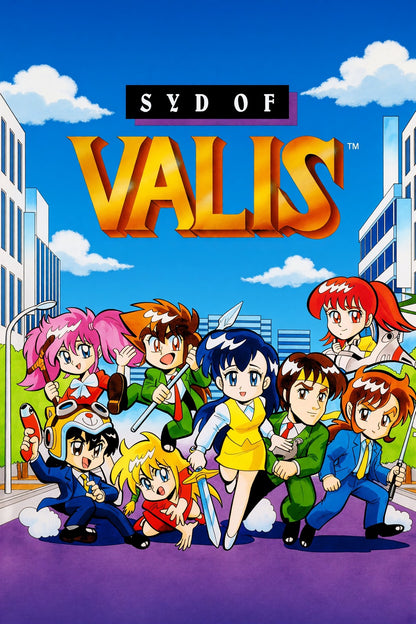 Syd of Valis Poster - Anime Heroine Retro Game Cover Art Wall Art Decor