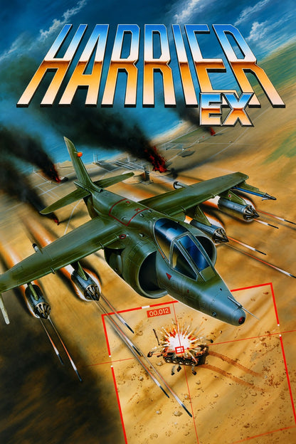 Task Force Harrier EX Poster - Combat Jet Military Game Art Wall Art