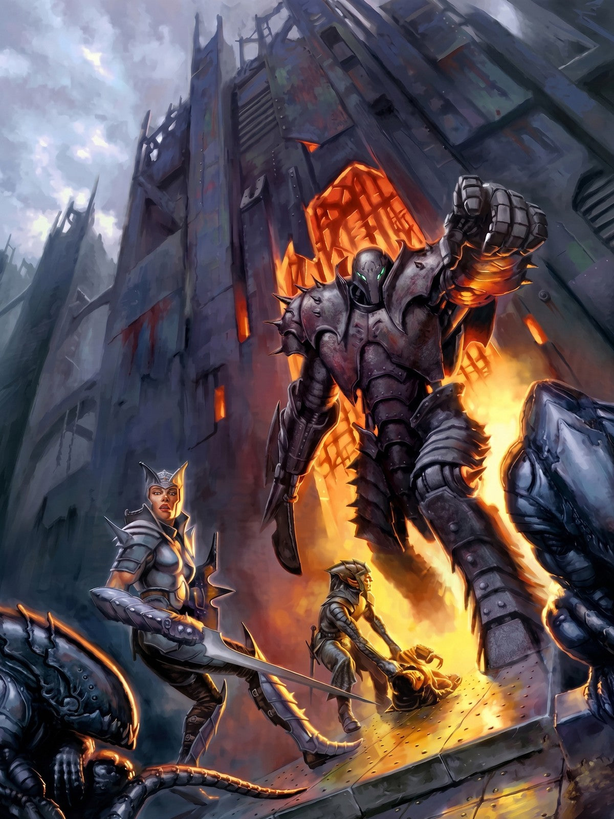 Lord of the Iron Fortress Poster – Todd Lockwood D&D Fantasy Art Print 2001