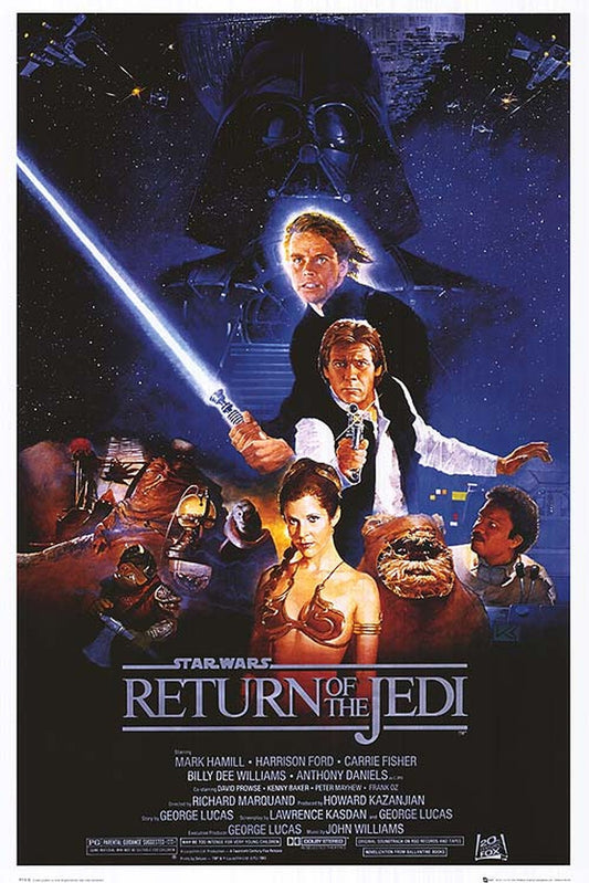 Return of the Jedi Movie Poster - Classic Star Wars Art
