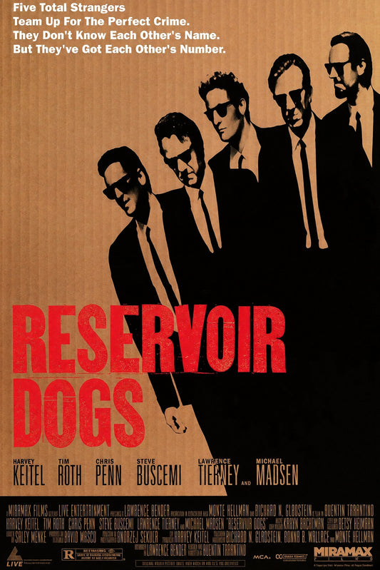 Reservoir Dogs Movie Poster 1992 Crime Film Classic
