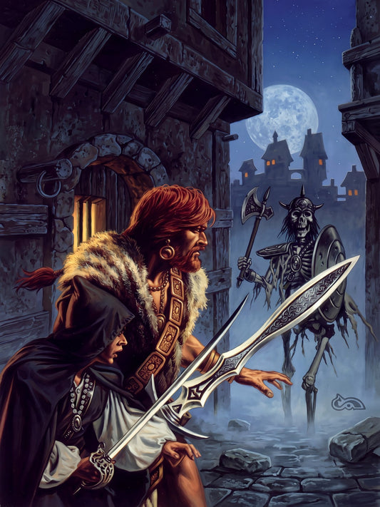 TALES OF LANKHMAR BY CLYDE CALDWELL POSTER 1991 D&D FANTASY WALLART