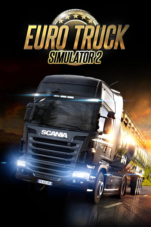 EURO TRUCK SIMULATOR 2 POSTER – TRUCK GAME WALL ART PRINT FOR GAMERS & FANS