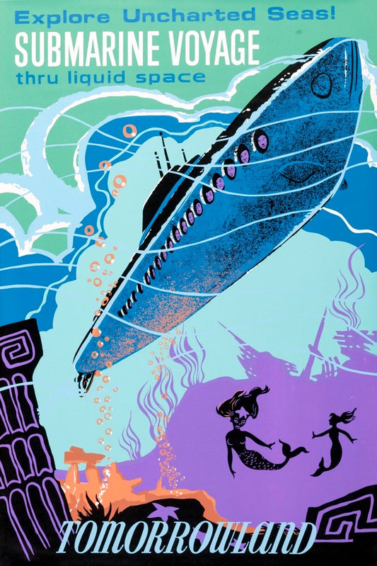 SUBMARINE VOYAGE - TOMORROWLAND ATTRACTION POSTER