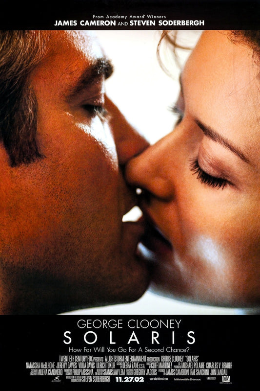 Solaris 2002 Movie Poster - George Clooney Sci-Fi Film Wall Art Decor