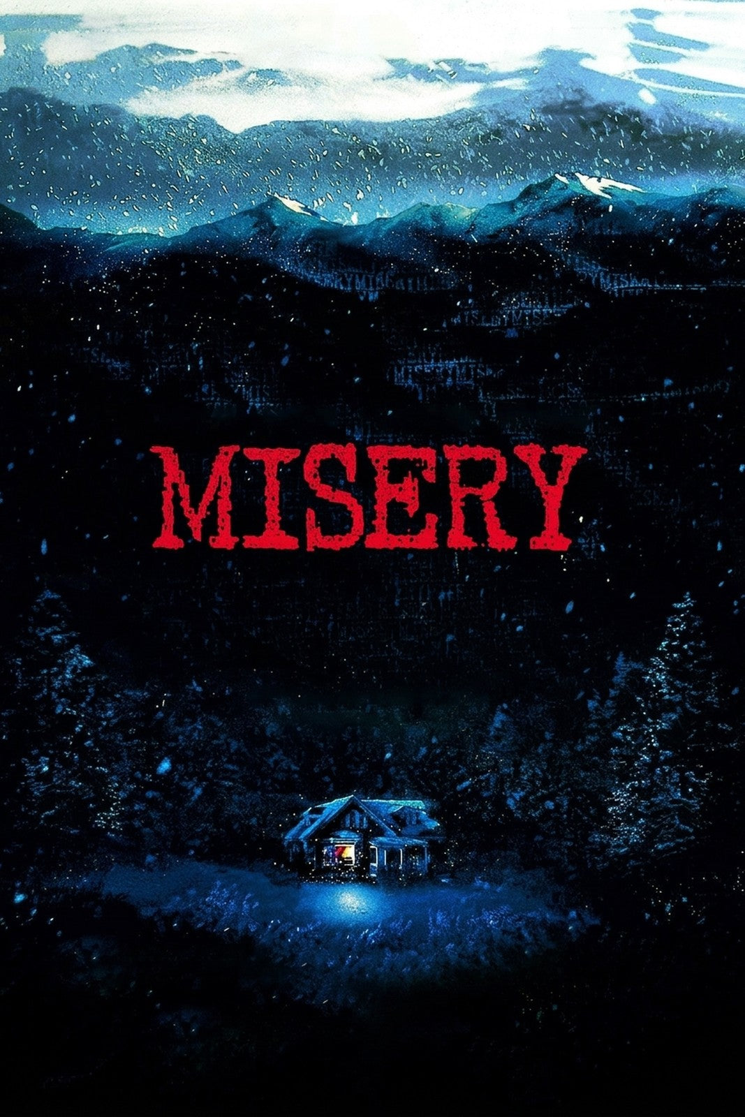 MISERY 1990 HORROR MOVIE POSTER – STEPHEN KING THRILLER Wall Art Decor
