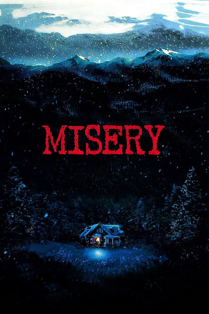 MISERY 1990 HORROR MOVIE POSTER – STEPHEN KING THRILLER Wall Art Decor