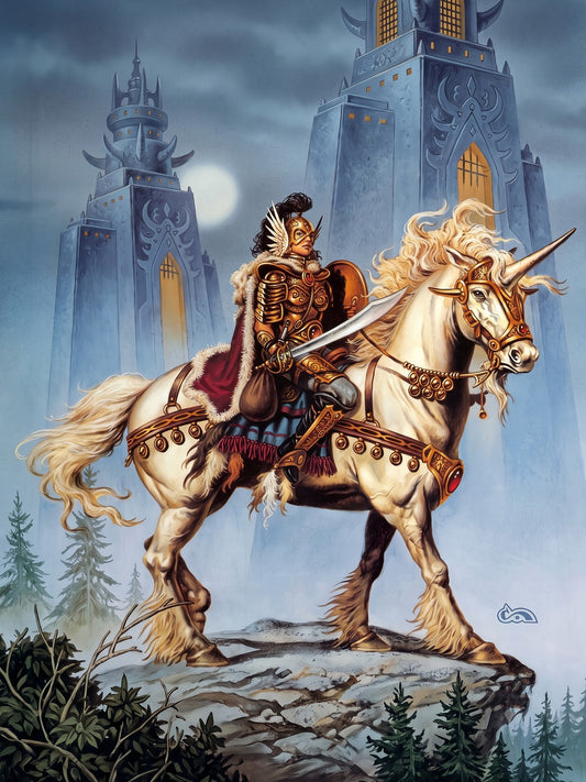 ALLISA OF THE MISTS BY CLYDE CALDWELL POSTER D&D FANTASY WALLART