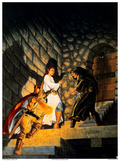 Father's Worry - Fantasy Adventure Series by Larry Elmore (1987)