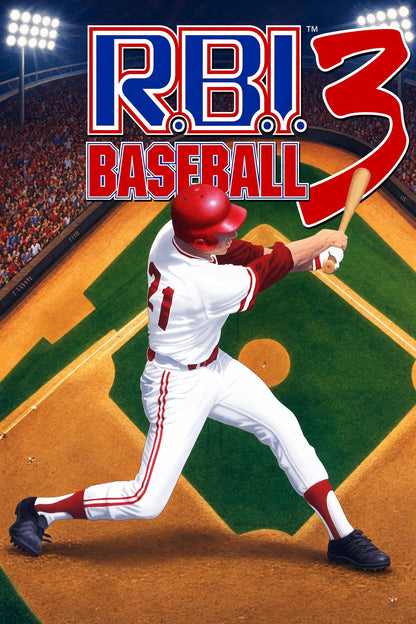 R.B.I. Baseball 3 Poster - Retro Sports Video Game Art Wall Art Decor