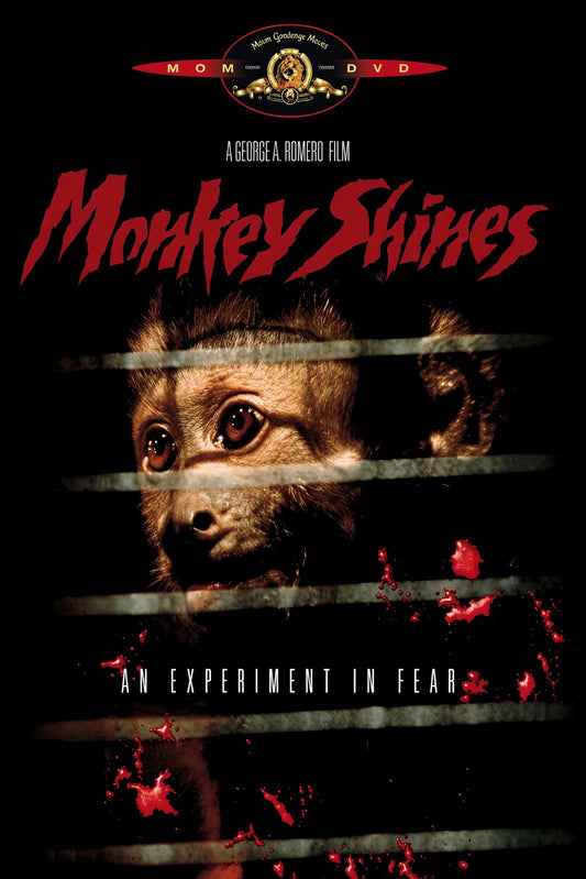 Monkey Shines 1988 Movie Poster – Horror Film Thriller with Monkey