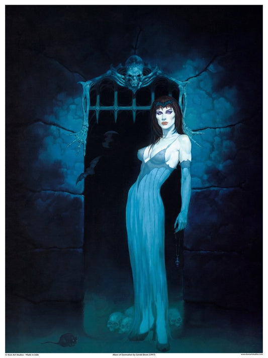 Allure of Damnation by Gerald Brom (1997) - Fantasy Art Poster
