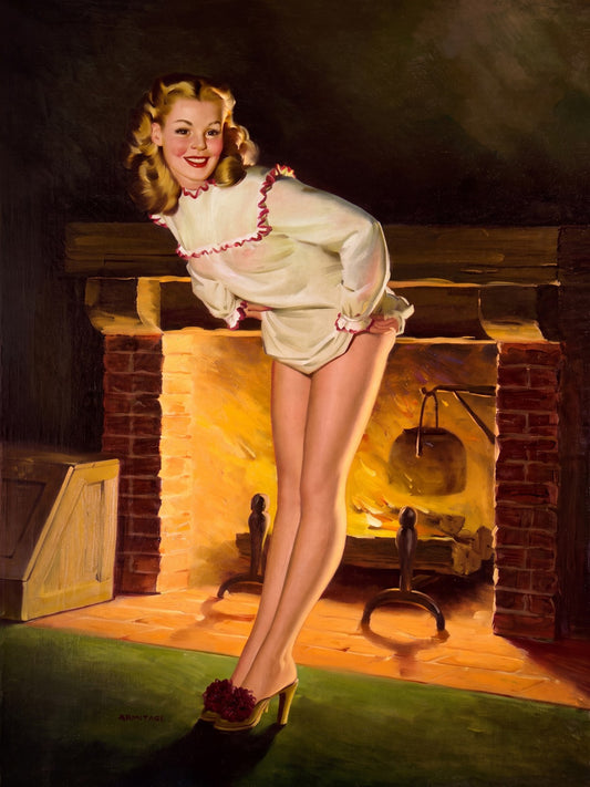 Armitage Warmer by Arnold Armitage Poster - Vintage Pin-Up Art