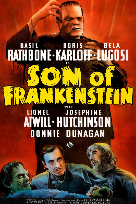 Son of Frankenstein 1939 Classic Horror Movie Poster Wall Art Decor