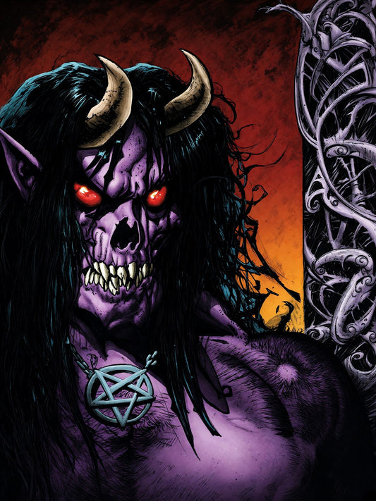 Simon Bisley Satanika Anniversary 666 Issue 18 Poster 2006 Wall Art Decor