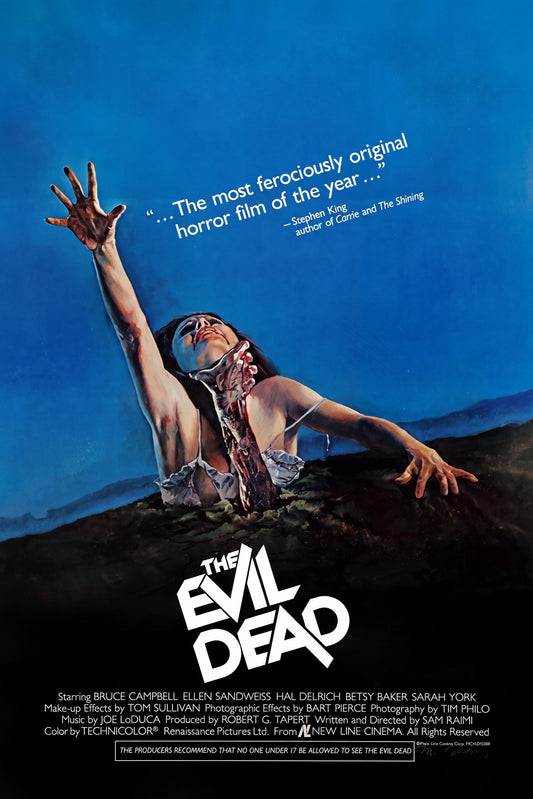 The Evil Dead 1981 Horror Movie Poster - Classic Sam Raimi