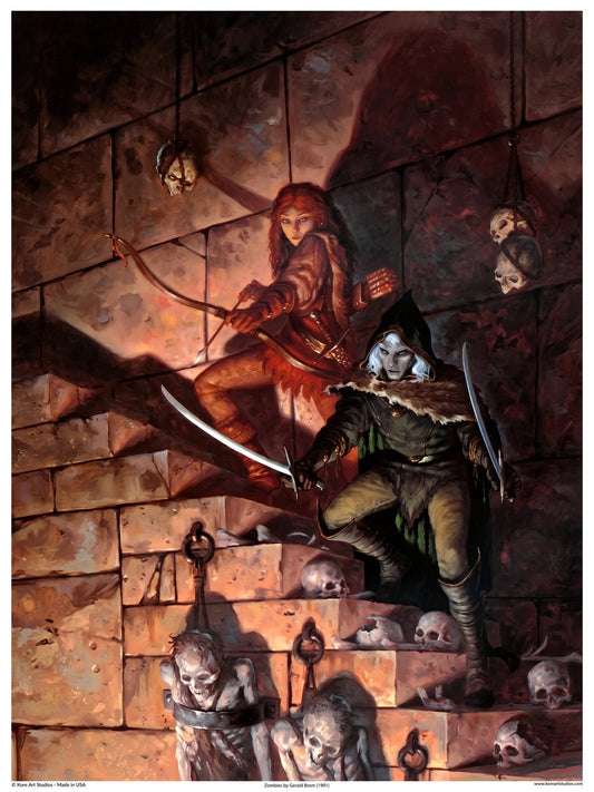 The Dungeon by Gerald Brom (2001) - Fantasy Art Poster