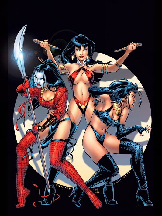 Vampimonthly #8 by Amanda Conner - Comic Art Poster