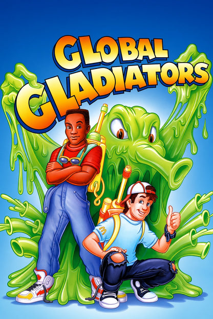 Global Gladiators Poster – Retro Video Game Art Print Wall Art Decor
