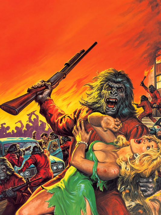 Earl Norem Planet of the Apes Magazine #21 Cover Poster 1976 Wall Art Decor