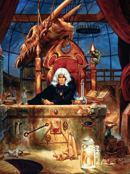 Jeff Easley Raistlin in the Tower of High Sorcery Poster 1990 Wall Art Decor