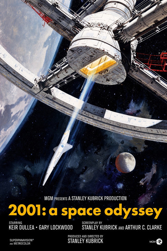 2001: A Space Odyssey Theatrical Poster 1968 Sci-Fi Classic Wall Art Decor