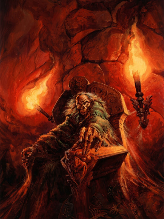 Larloch by Jeff Easley 1998 Fantasy Wizard Poster Wall Art Decor