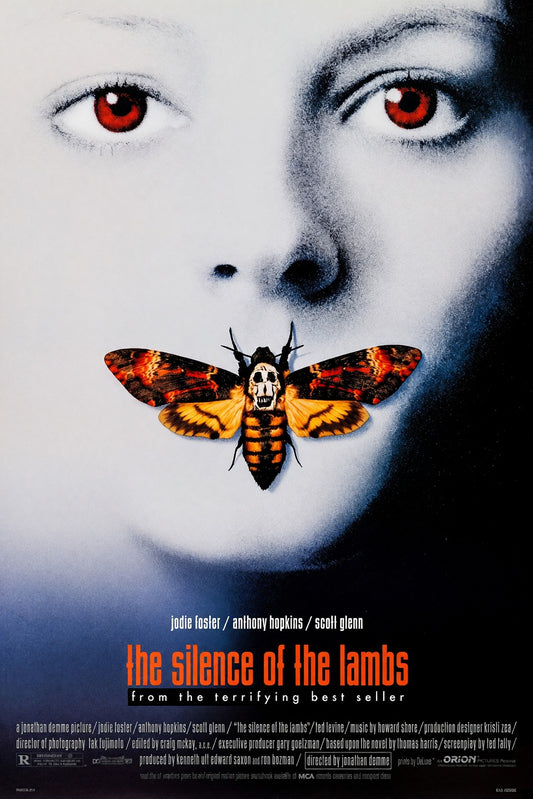 The Silence of the Lambs Movie Poster (1991) - Classic Thriller