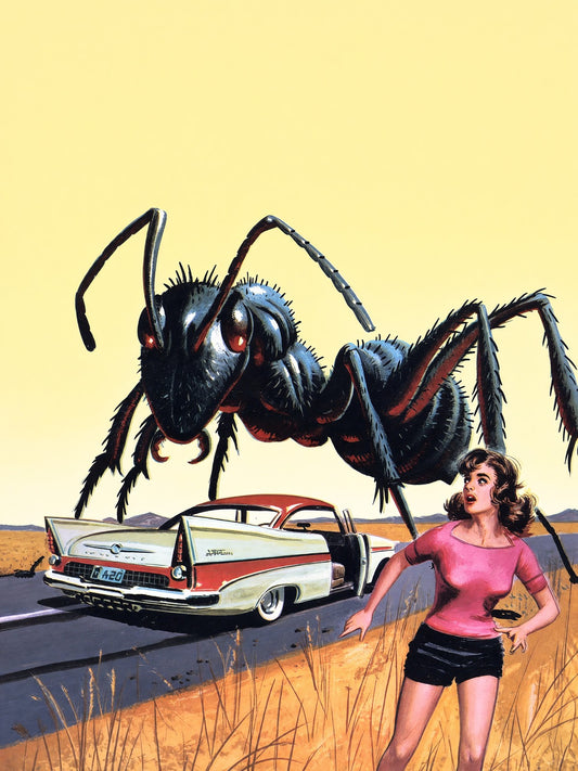 Legacy of Terror by Edward Valigursky (1958) Poster – Giant Ant Wall Art Decor