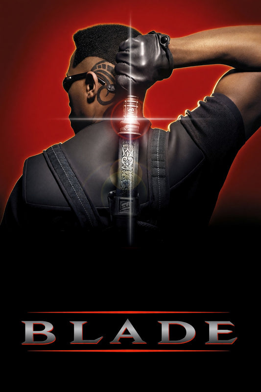 Blade Official Theatrical Poster 1998 - Wesley Snipes Vampire Hunter