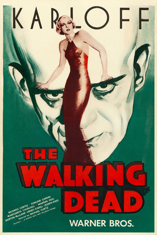 The Walking Dead 1942 Movie Poster – Karloff Horror Classic Wall Art Decor