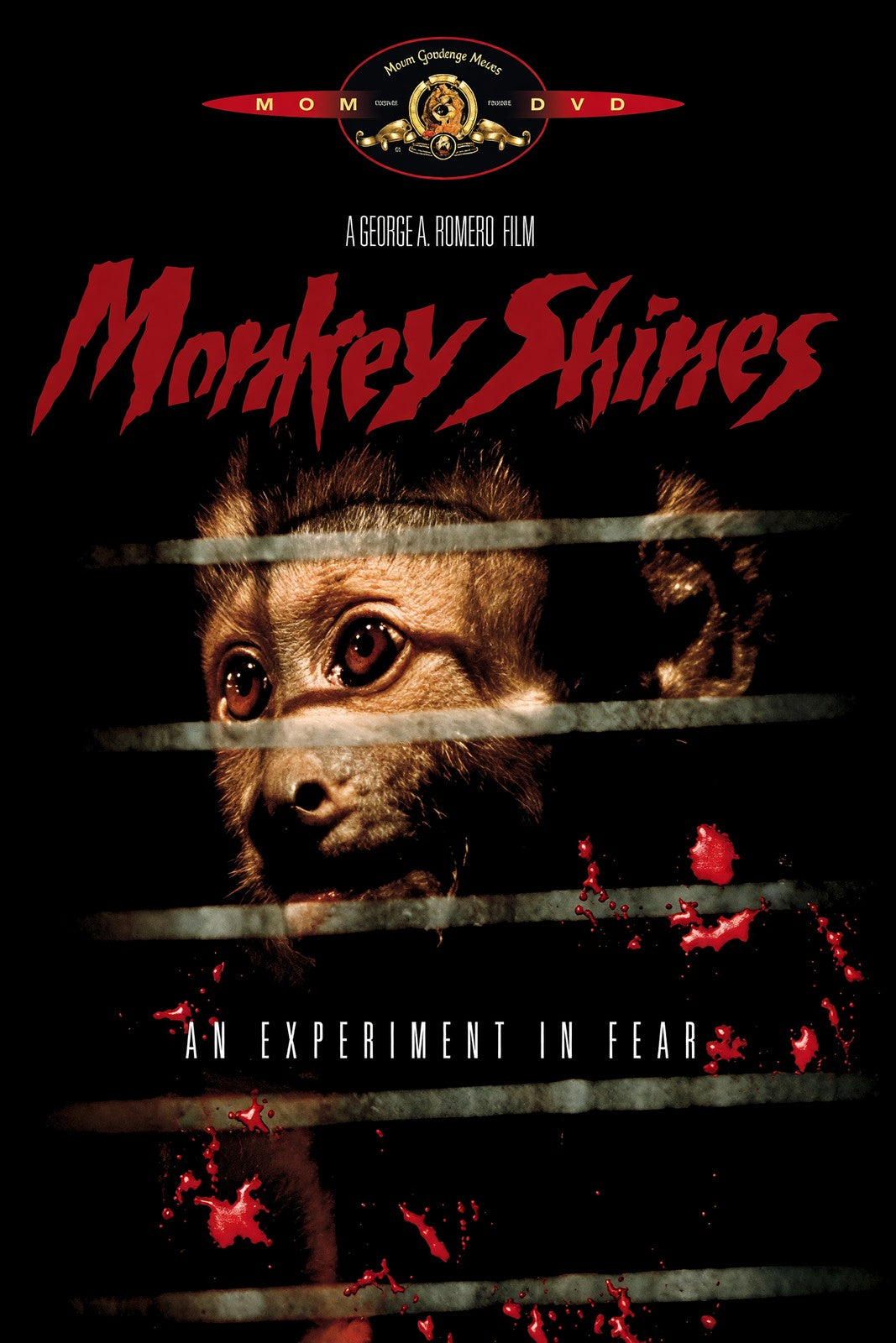 Monkey Shines 1988 Movie Poster – Horror Film Thriller with Monkey