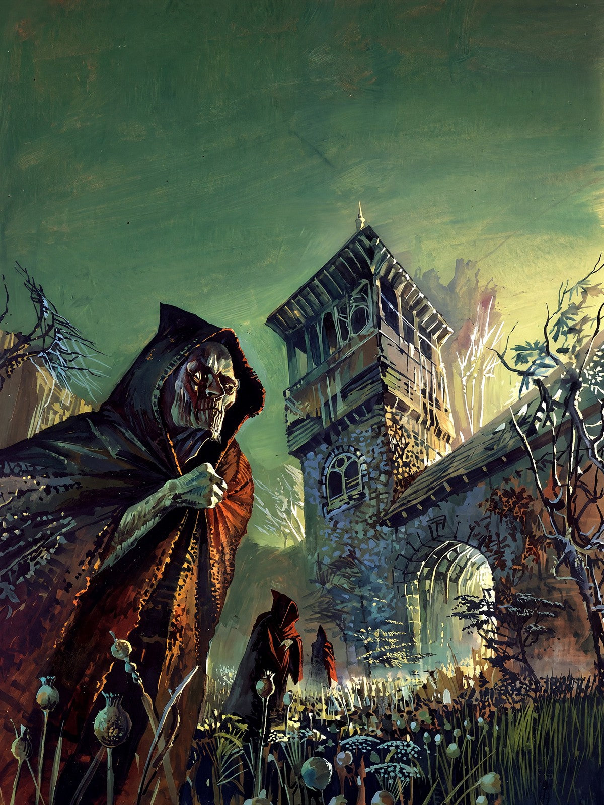 The Silent Vigil by Bruce Pennington 1975 Poster – Dark Fantasy Tower